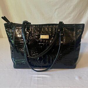 Brahmin black patent bag